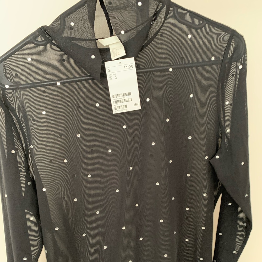 H&M sheer blouse